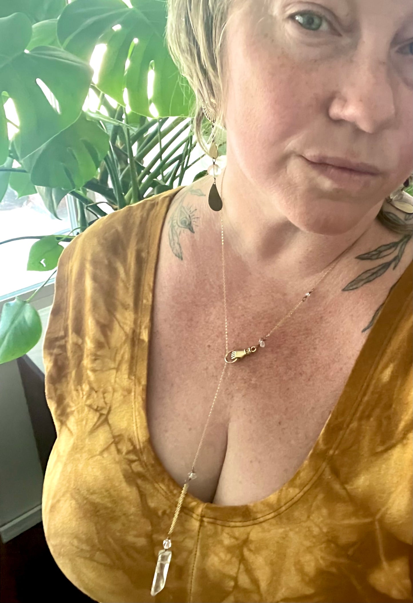 Hold on to the magic necklace