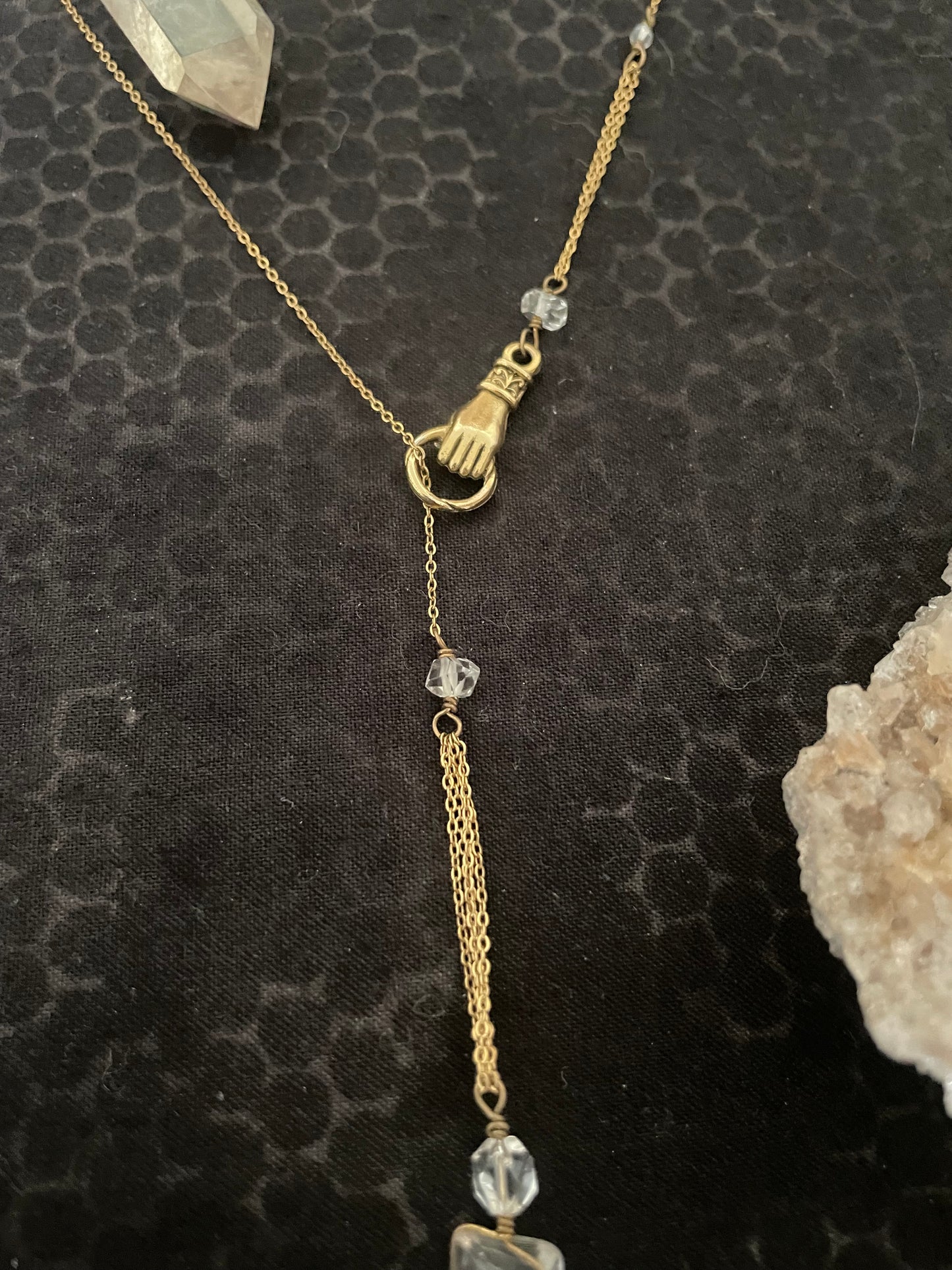 Hold on to the magic necklace