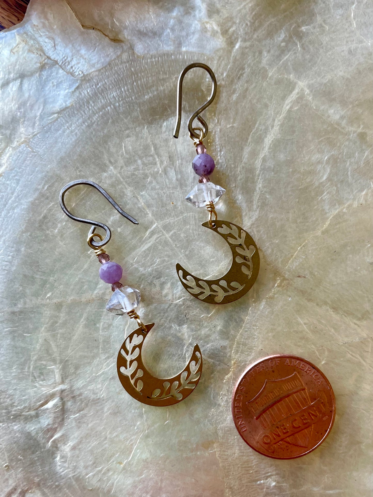 Mini Crescent Moon Earrings