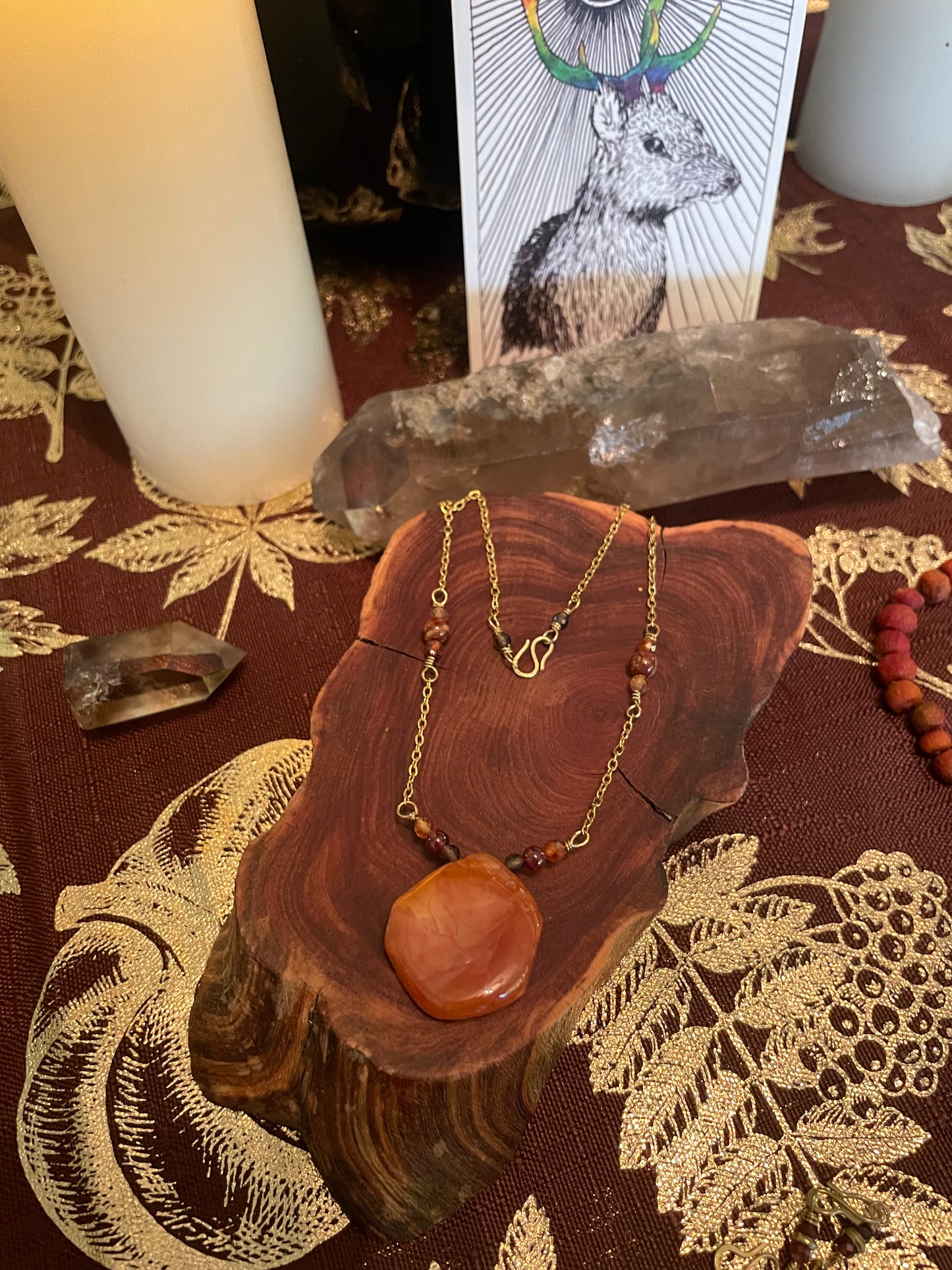 Pumpkin Spice necklace