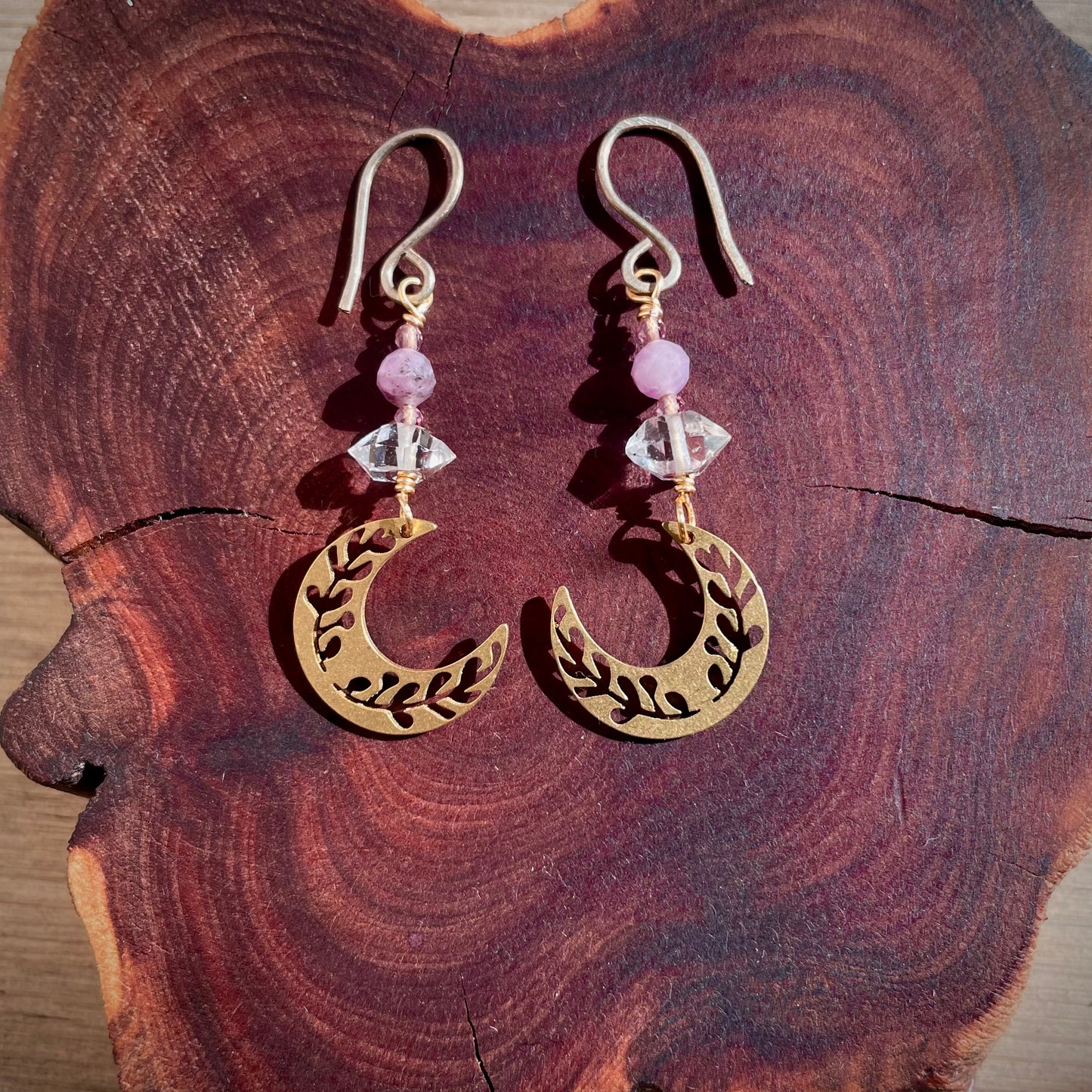 Mini Crescent Moon Earrings