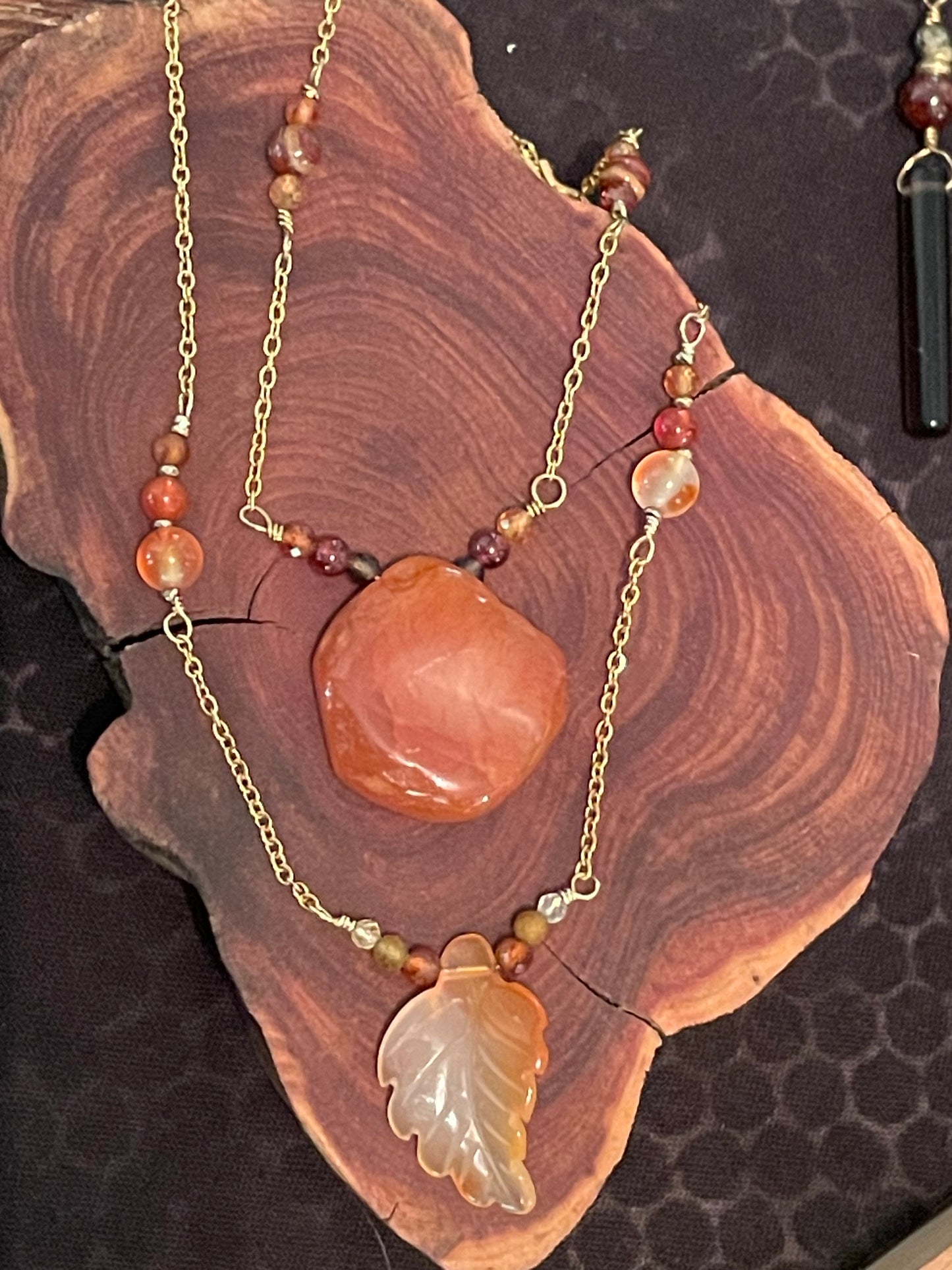 Pumpkin Spice necklace